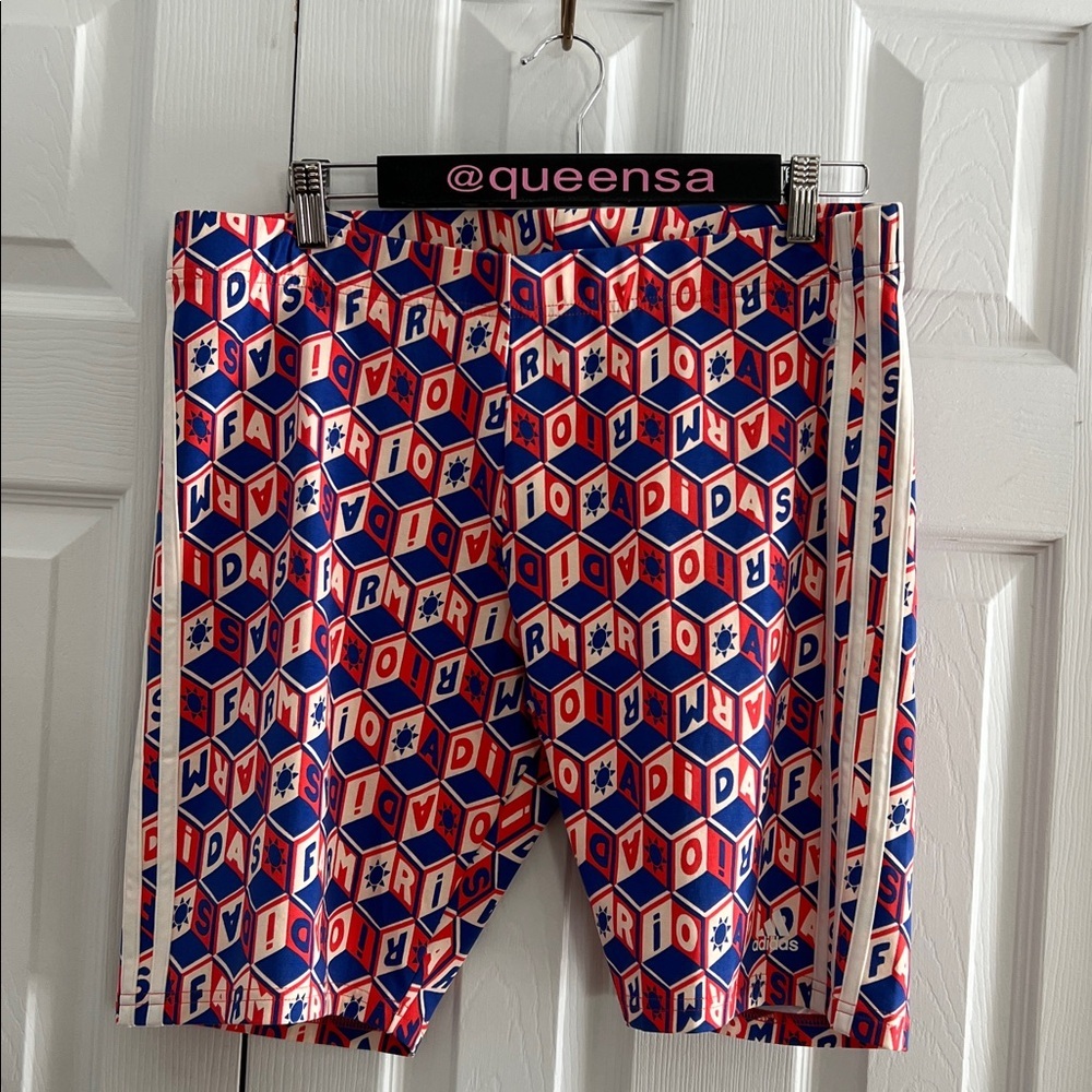 Adidas x FARM Rio bike shorts